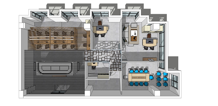 点击浏览大图 苏州大河科技办公设计欣赏