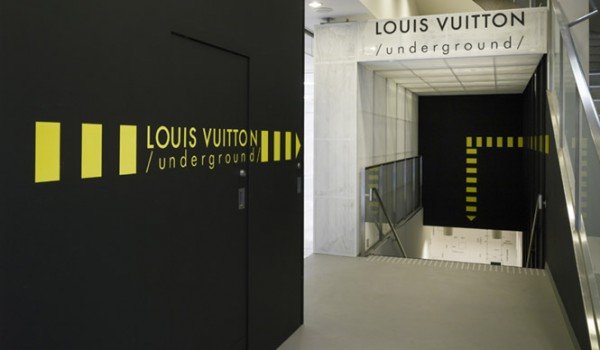 Louis Vuitton Underground概念店室内空间设计